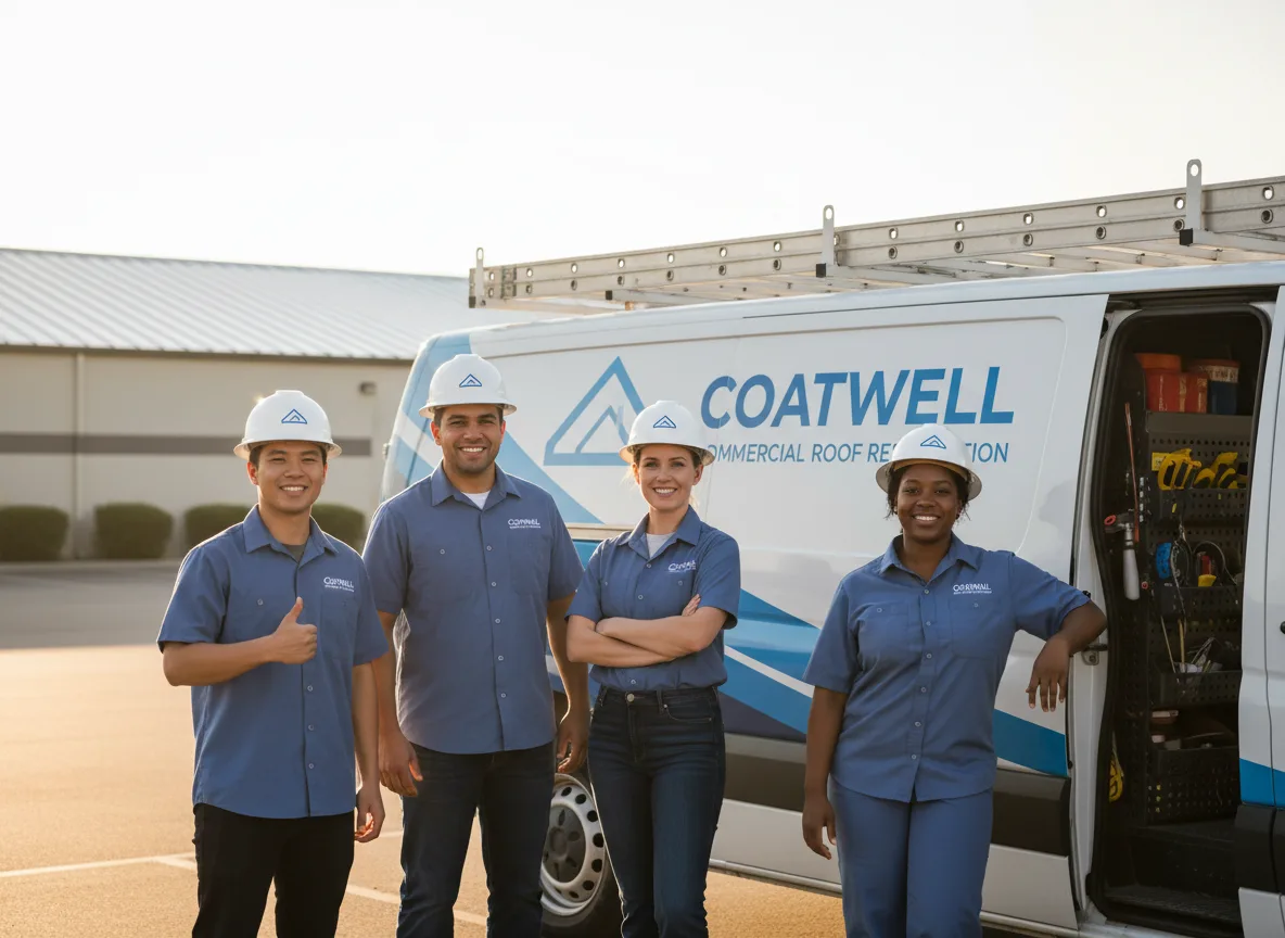 Commercial roof coating company in Woolford, MD